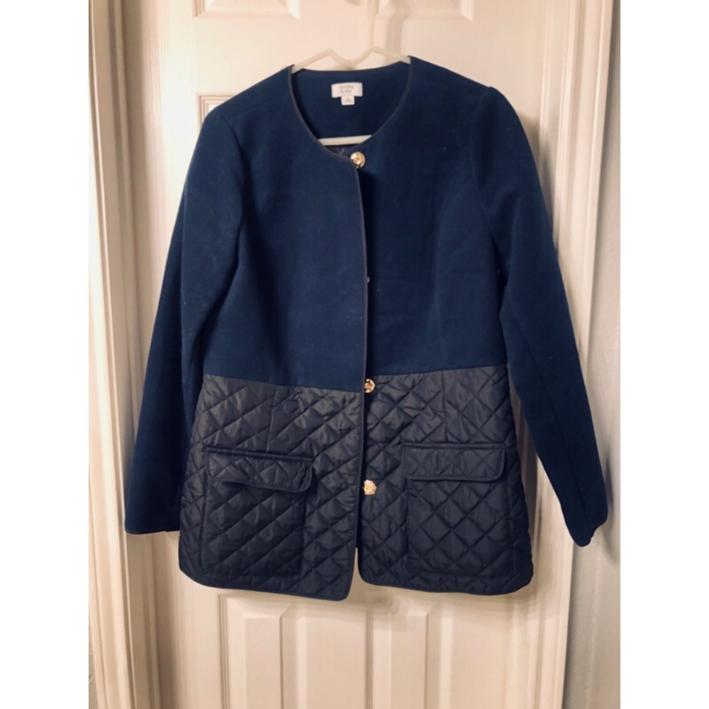 Navy and Black Coat
